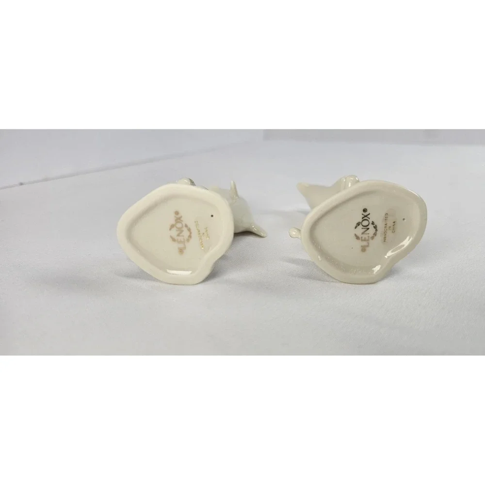 Lenox Fine China Dolphins On Wave Pair 4